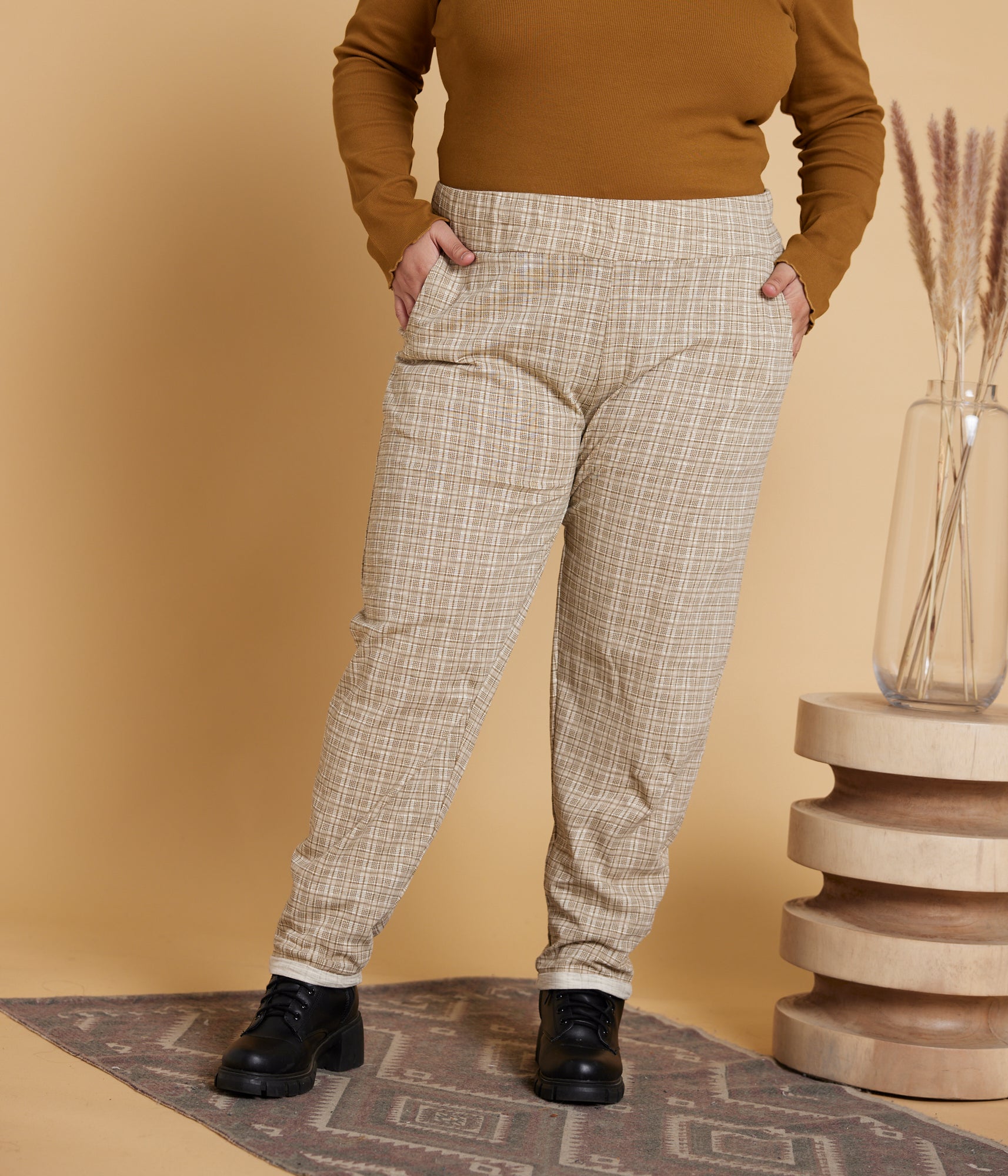 Known Supply - Sequoia Pant - Fog Shadow Plaid -