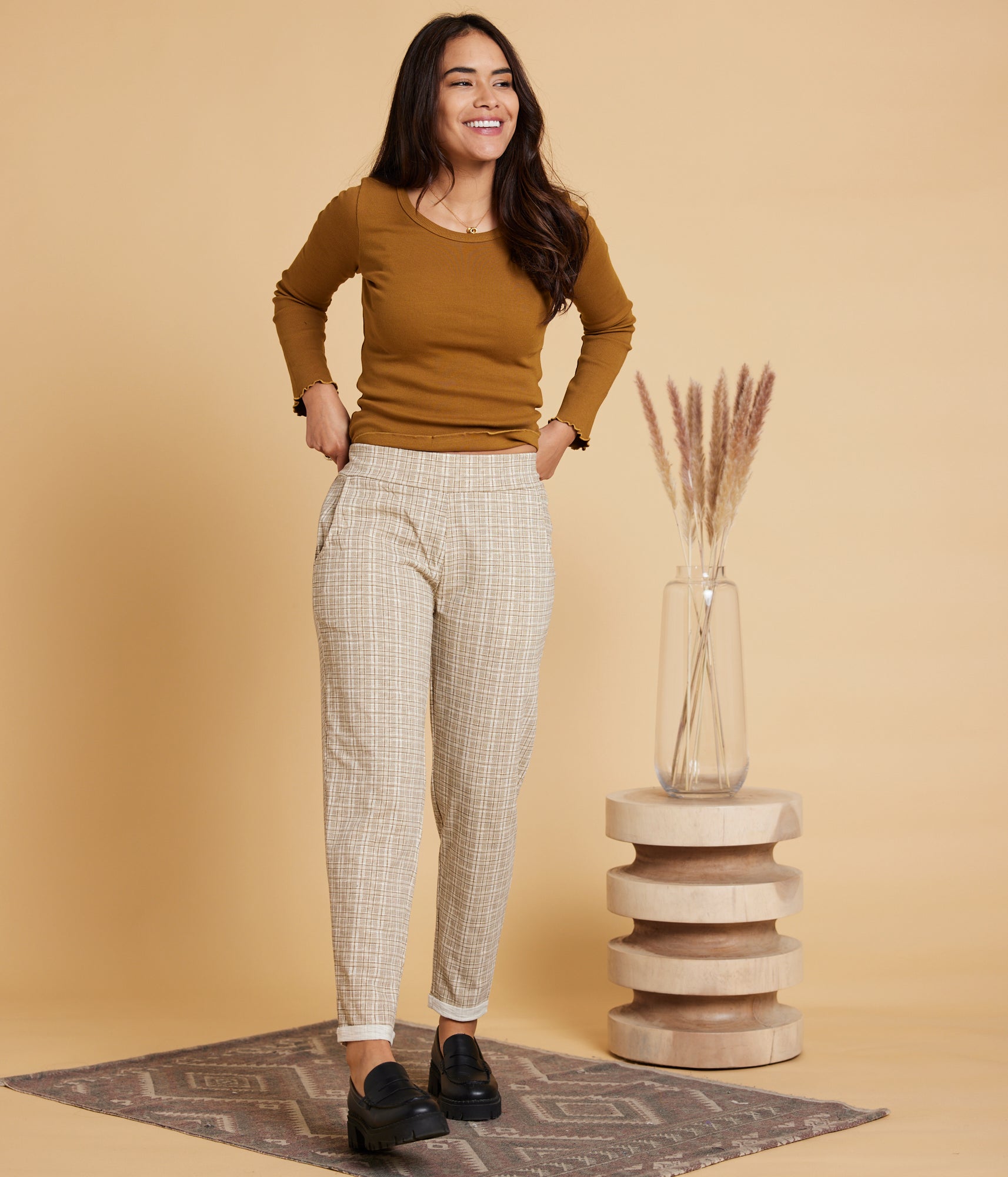 Known Supply - Sequoia Pant - Fog Shadow Plaid -