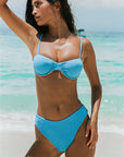 Serei Swim - Rotha Bottoms - Textured Blue -