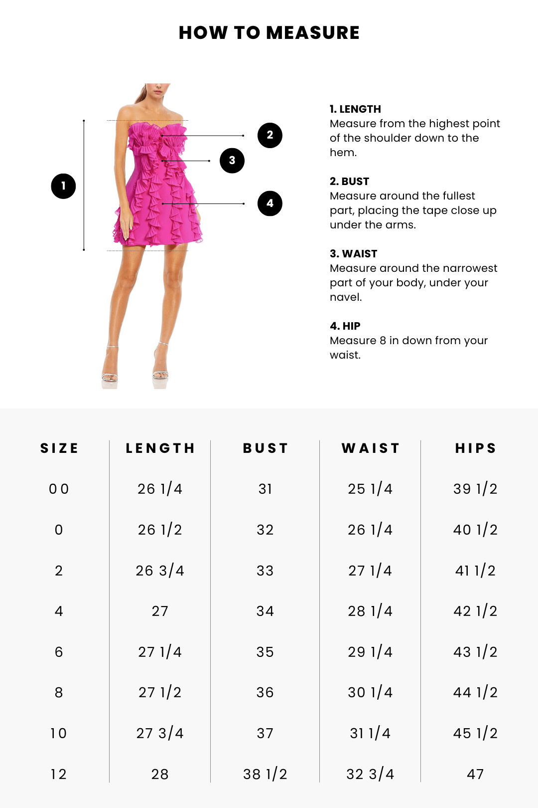 The Khefri Strapless Chiffon Cocktail Dress
