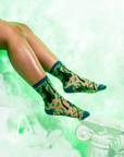 Sock Candy - Wicked Elphaba Silhouette Sheer Crew Sock -