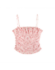 Tyler McGillivary - Sofia Top - Pink Floral/White -