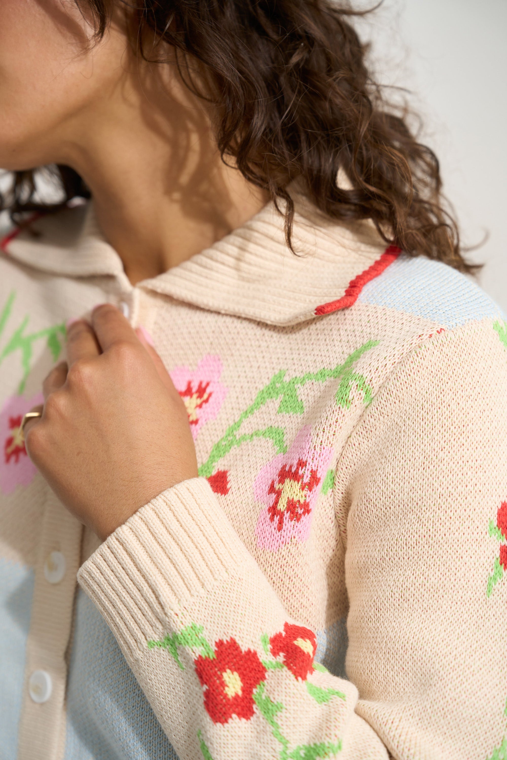 Callahan Knitwear - Teagan Cardigan - Blue Multi -