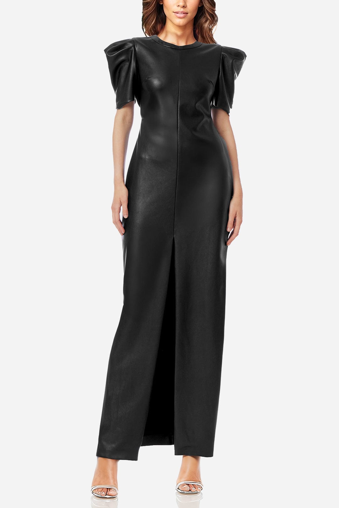 ONE33 SOCIAL - The Toby - Leather Maxi Dress -
