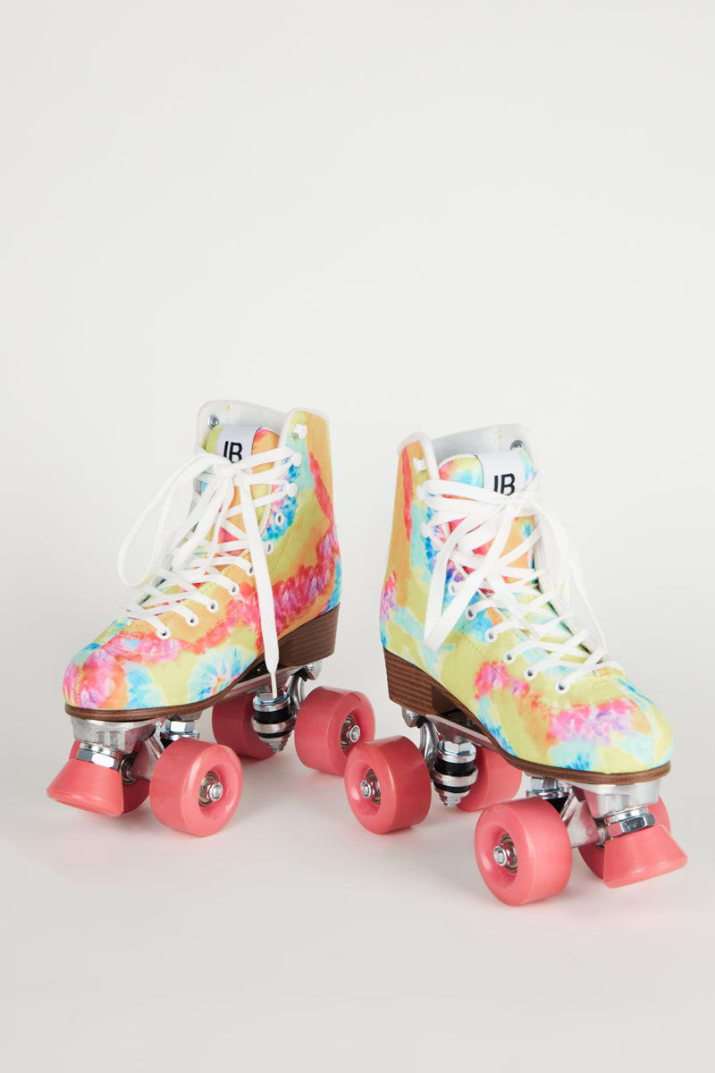 Intentionally Blank - Trippy Roller Skate - YELLOW TIE DYE