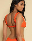 Montce - Tangerine Petal Bikini Top -