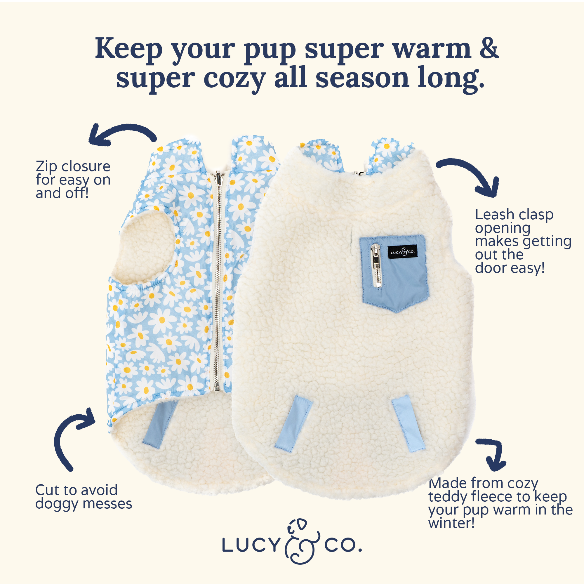 Reversible Teddy Vest - Simply Splendid