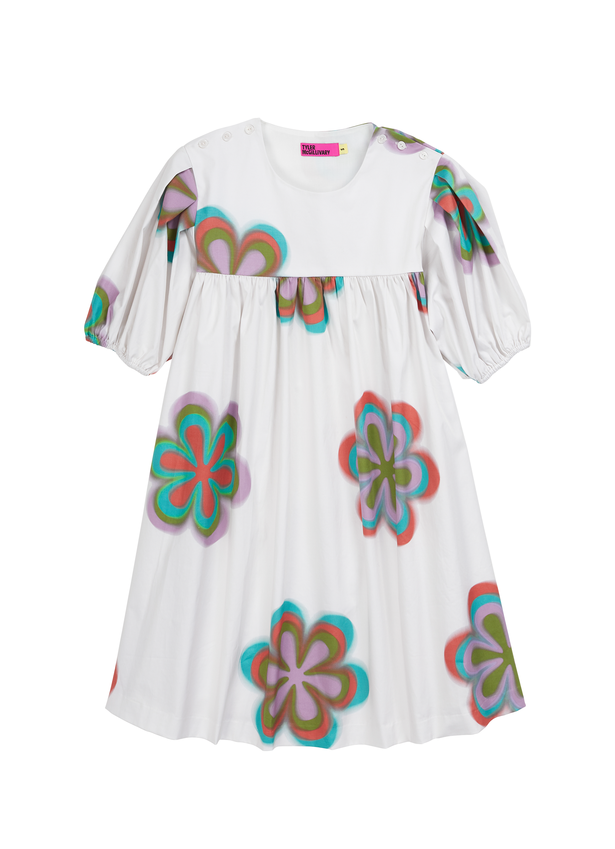 Trixie Dress - Hazy Flowers