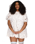 Tyler McGillivary - Trixie Dress - Off-White Cartoon Cutout -