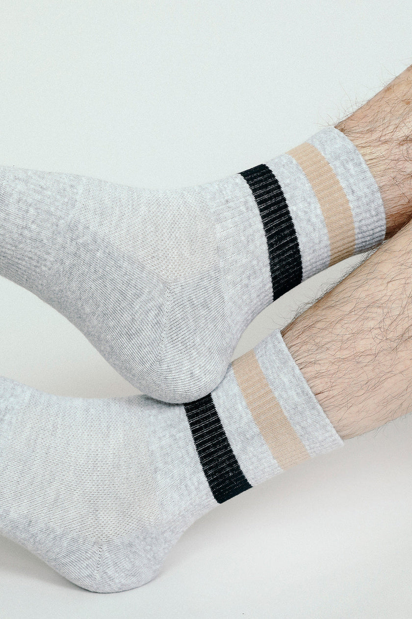 Jouer - Heather Grey Men's Socks