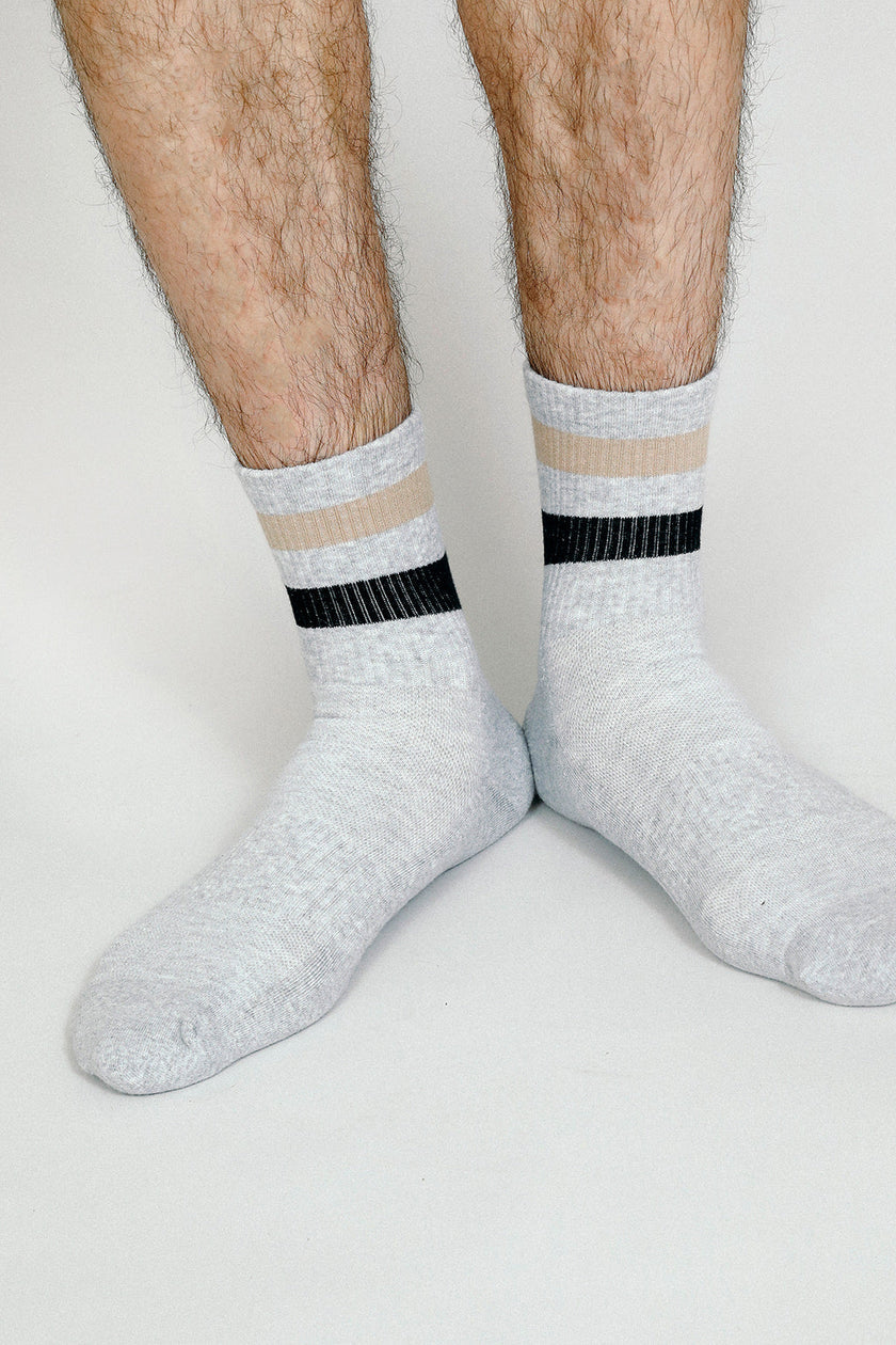 Jouer - Heather Grey Men's Socks