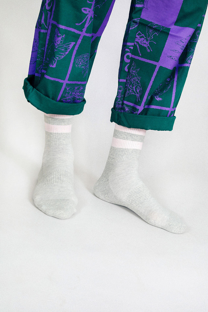 Jouer - Heather Grey Men's Socks