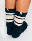 Tailored Union - Flour Plush Teddy Ankle Socks - Black -