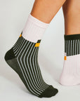 Tailored Union - KC Ankle Sock - Pink Pine -