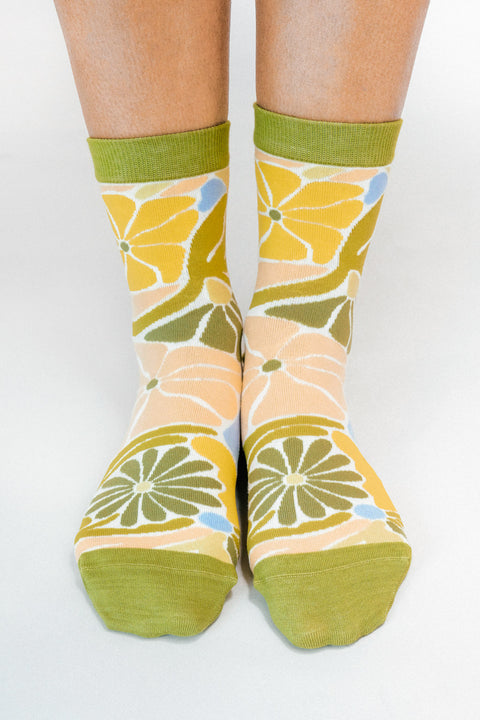 Forest Knit Ankle Sock