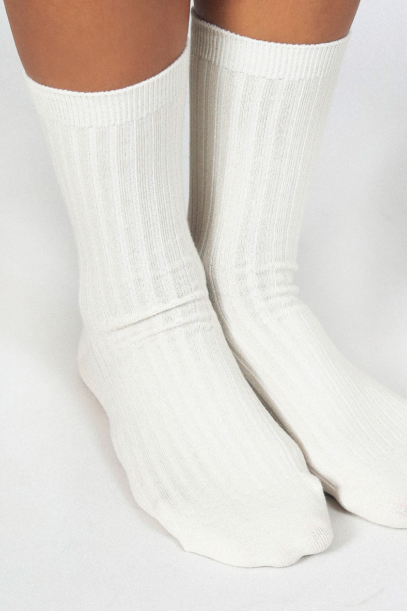 Luxe Sock - Ecru