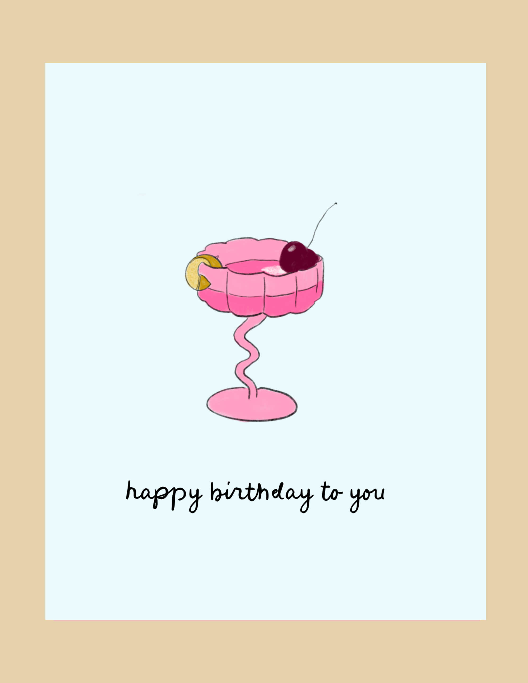 Greeting Card - happy birthday to you