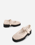 Intentionally Blank - Veronique Woven Mary Jane Flat -