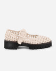 Intentionally Blank - Veronique Woven Mary Jane Flat -