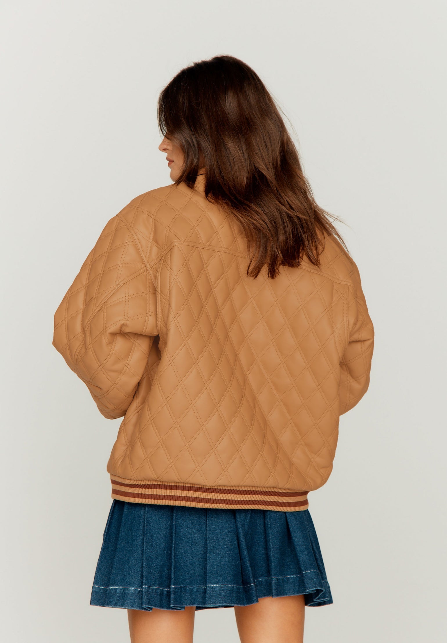 Midcentury Quilt Bomber Jacket