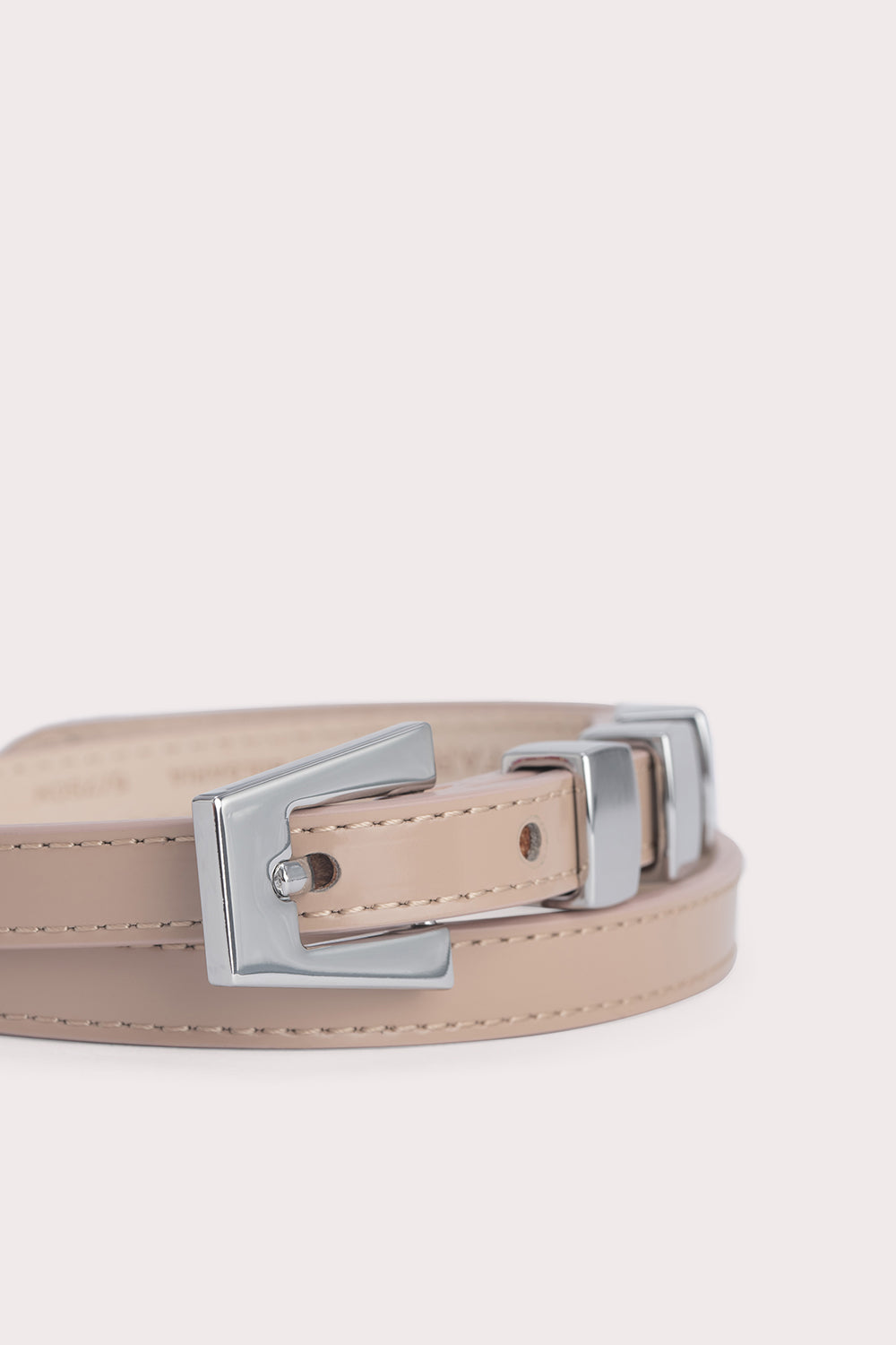 Vic Taupe Semi Patent Leather