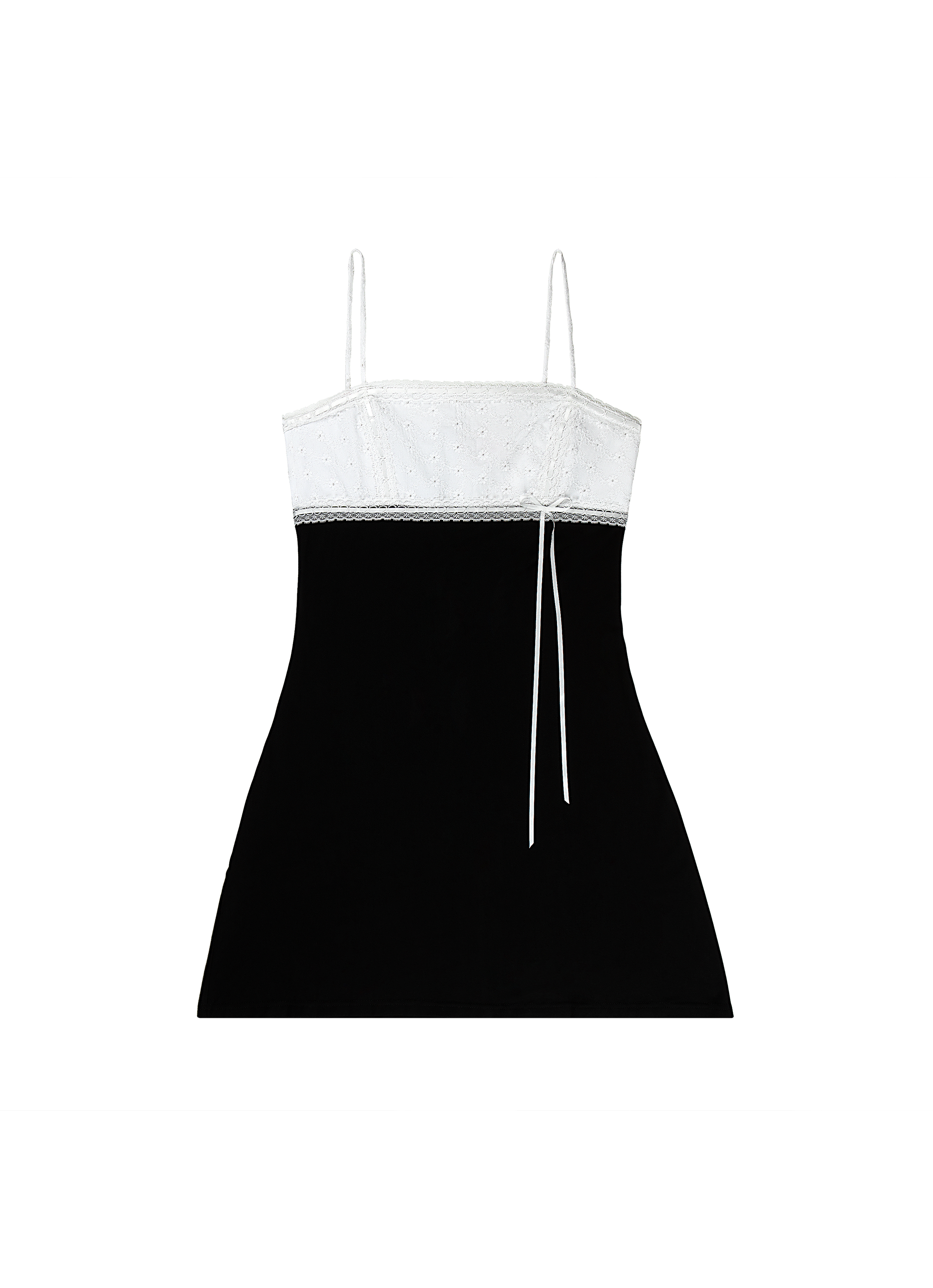 Victoria Dress - Black/White