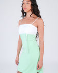 Tyler McGillivary - Victoria Dress - Green/White -