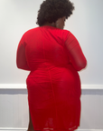 WRAY - Marilis Dress - Tomato -
