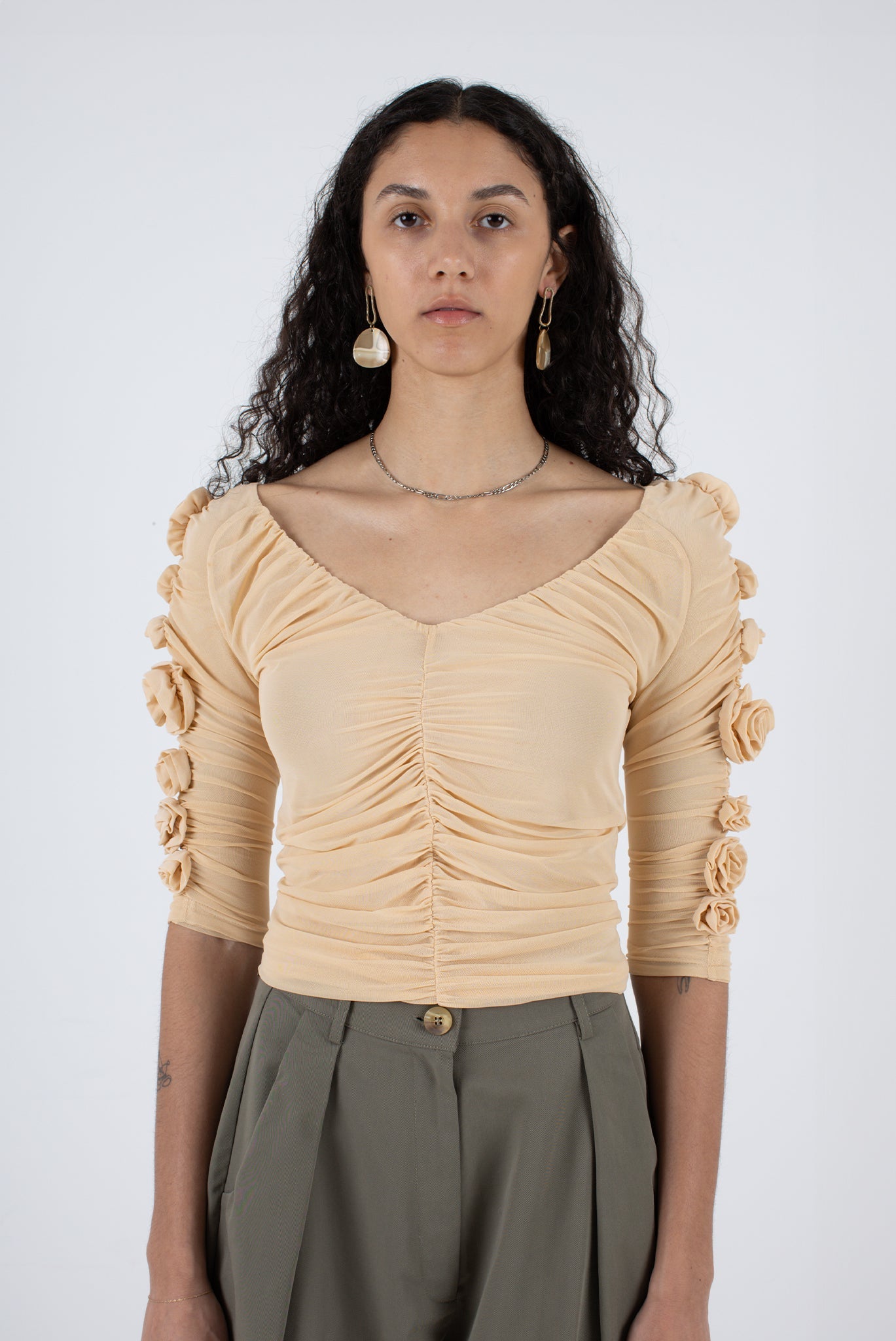 WRAY Rose Top - Vanilla - Offe Market