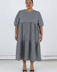 WRAY - Rosemary Dress - Black Check -