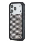 Wildflower iPhone case 17 Pro Rhinestone | White Sparkle Cute