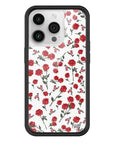 Wildflower Red Roses iPhone 14 Pro Case