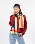 Verloop - Waterfall Stripe Big Scarf -