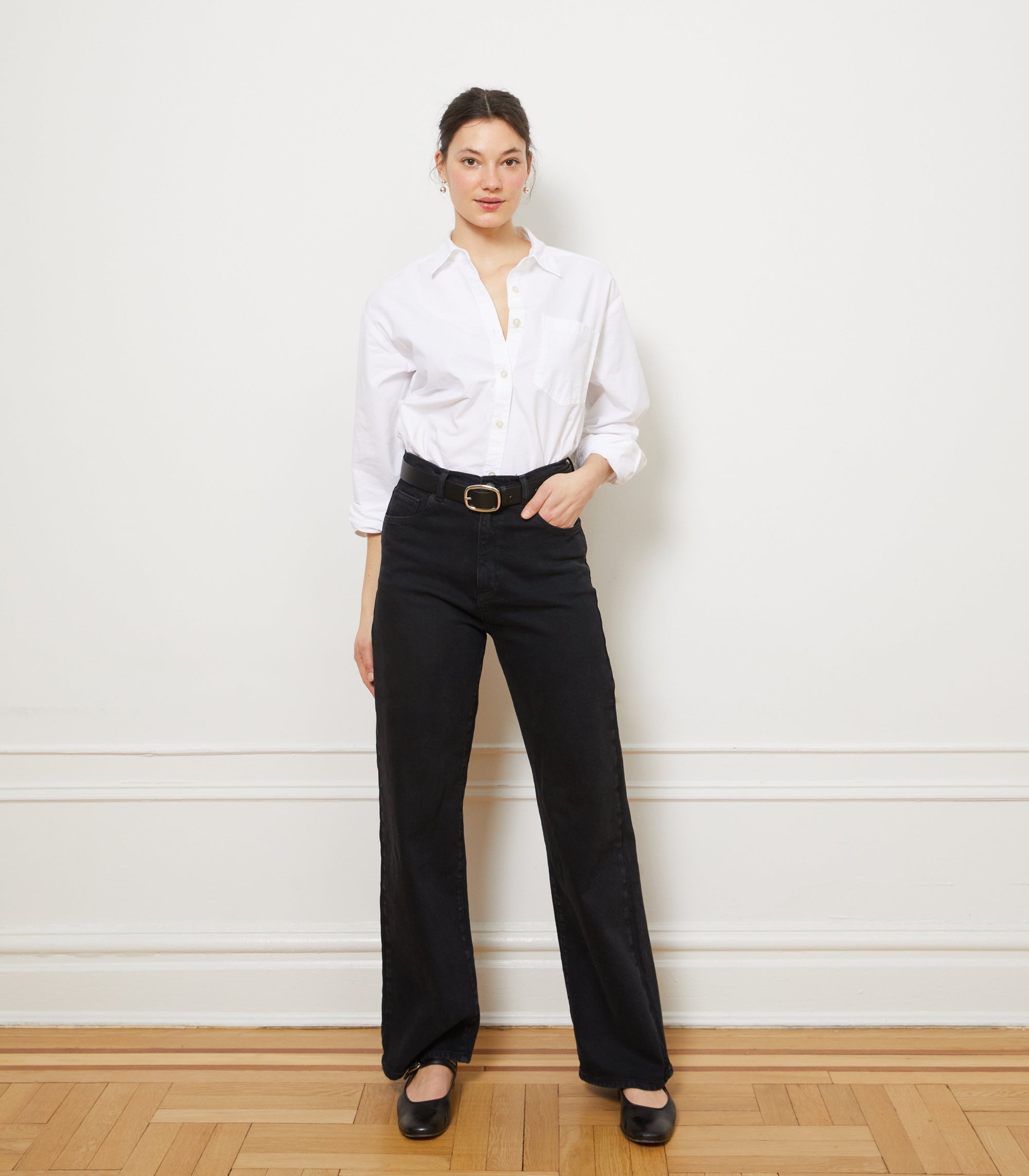 Diana Relaxed Button Up Shirt - White