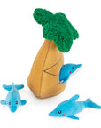 Zippy Paws - Zippy Burrow - Dolphins in Palm Tree -