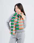 Verloop - Zipper Stripe Big Scarf -
