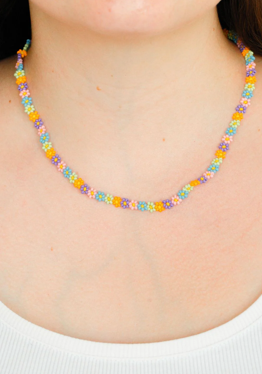 Zara Necklace - Sherbert Daisy – offe market