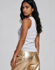 & Other Stories - Alexa Leather Trousers - Gold -