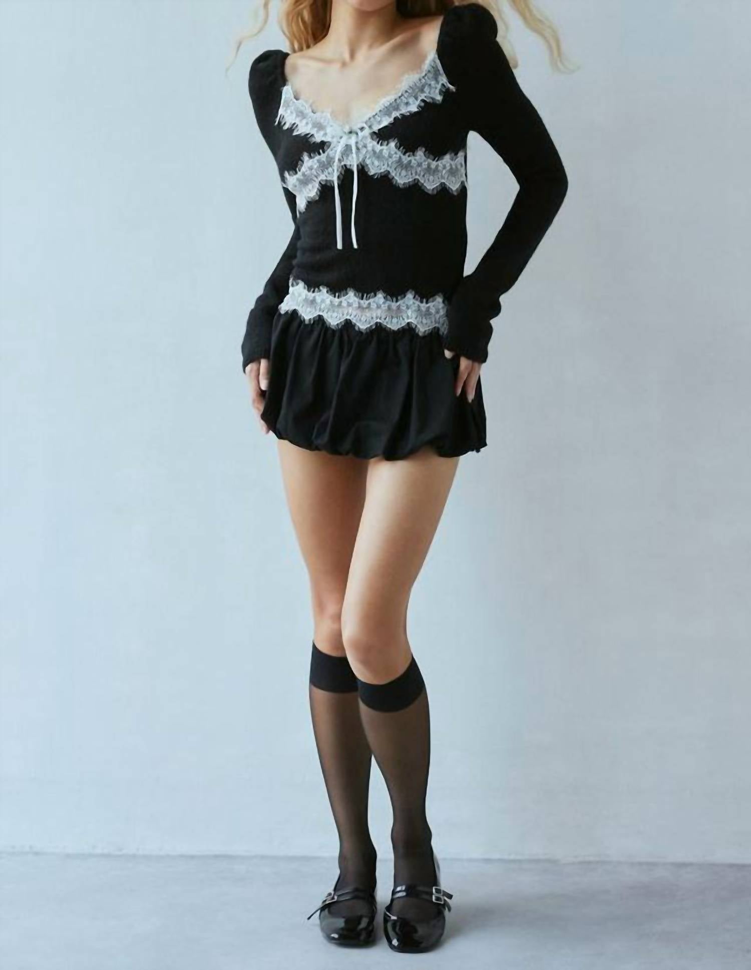 Rosaleen Knit Sweater - Black