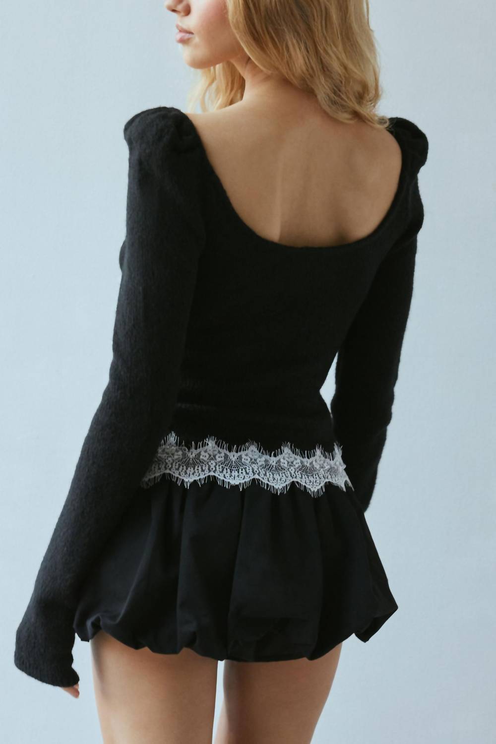 Rosaleen Knit Sweater - Black