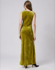 & Other Stories - Charlie Velvet Dress - Green -