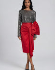 & Other Stories - Jagger Skirt - Red -