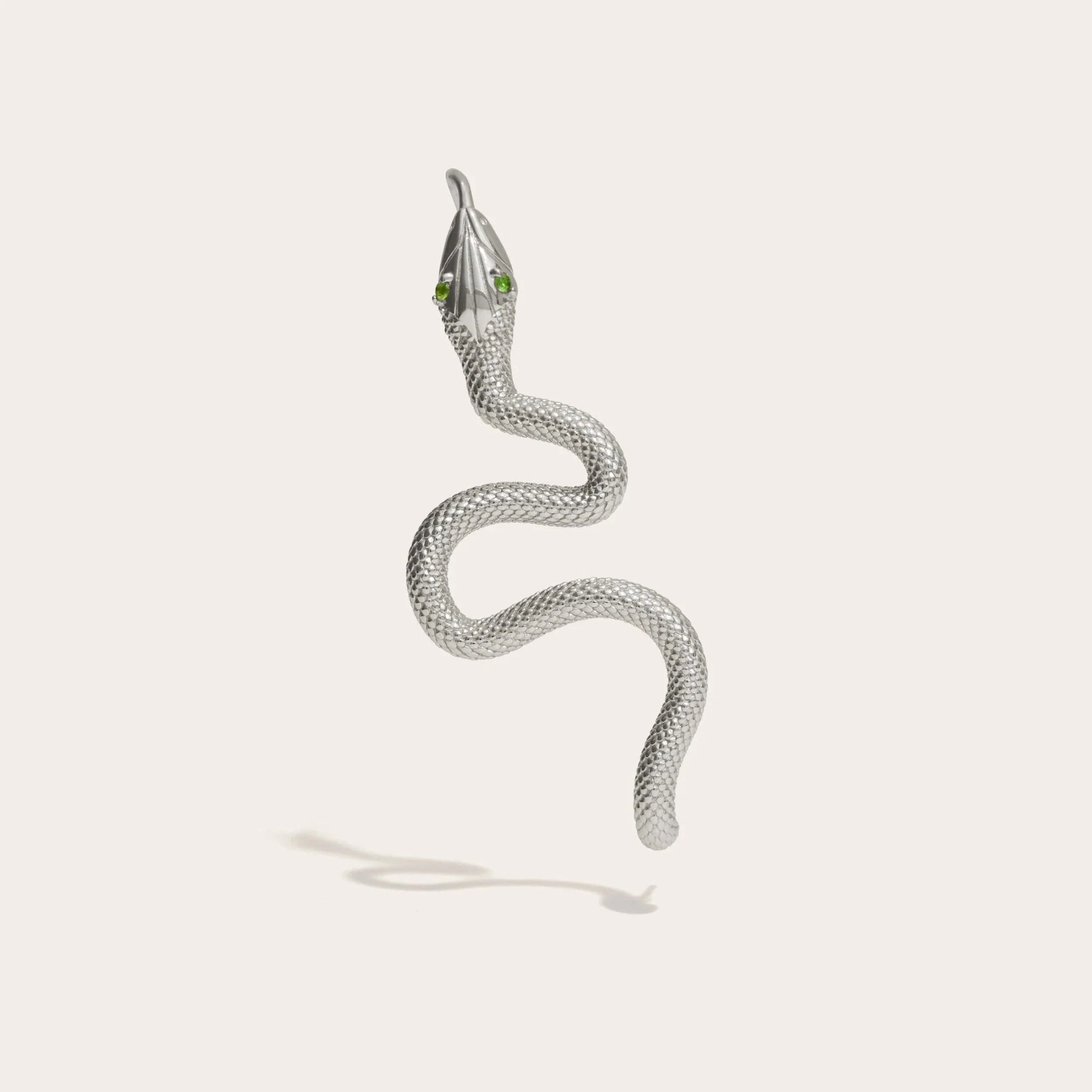 Awe Inspired - Snake Ear Pin - 925 Sterling Silver