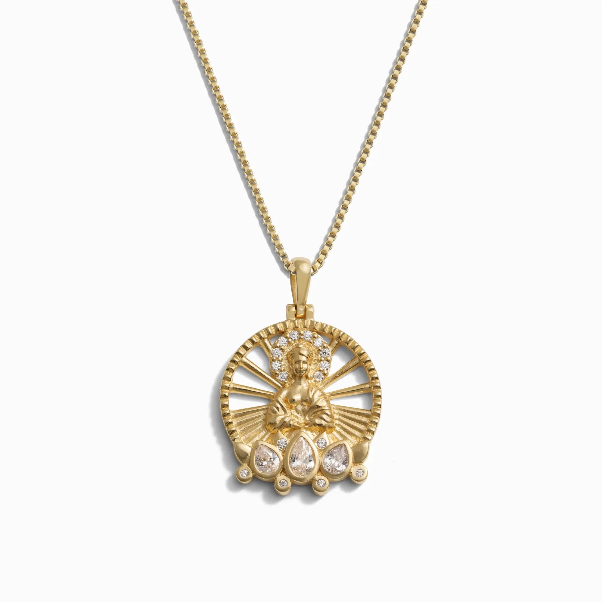 Awe Inspired - Lady Buddha Pendant -