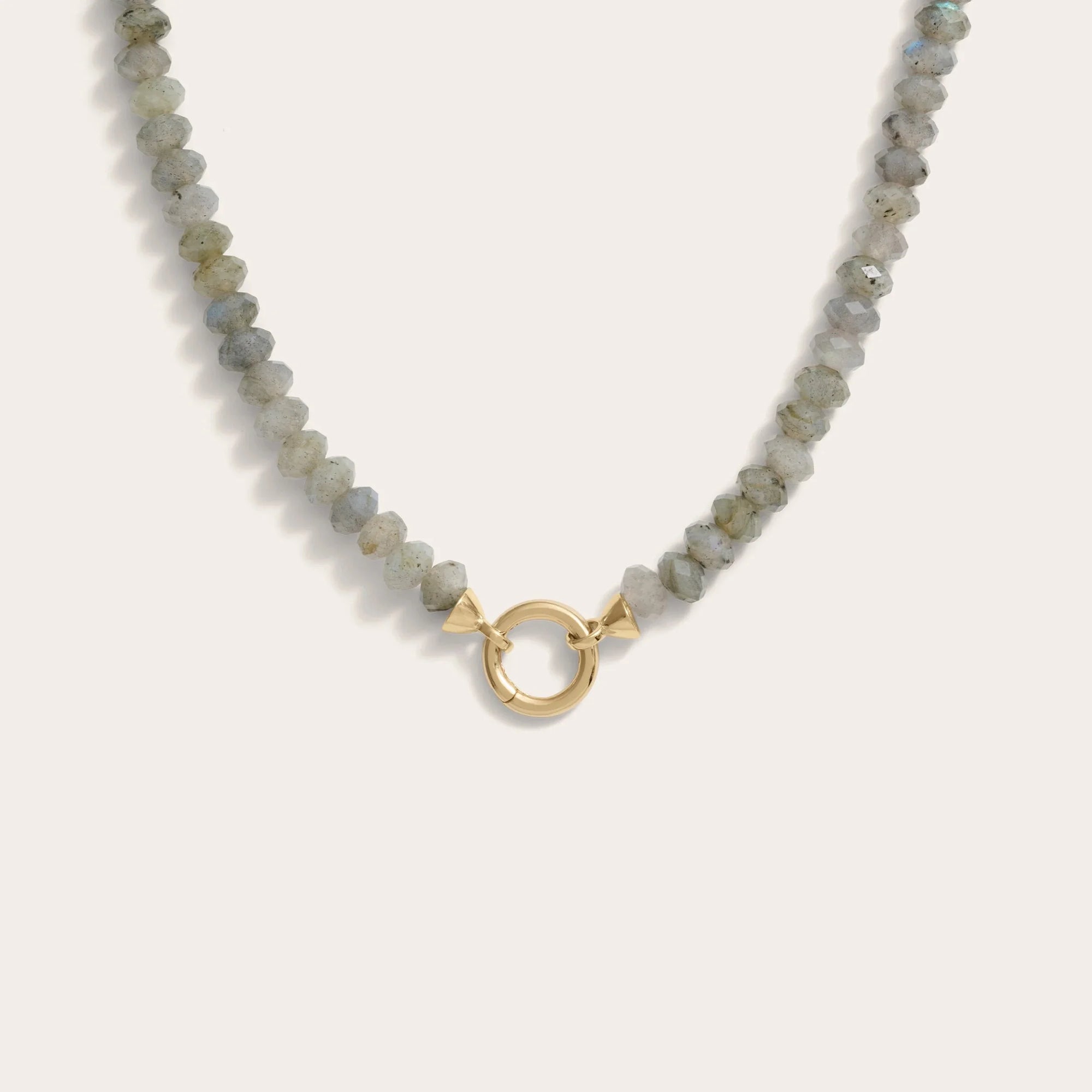 Awe Inspired - Gemstone Charm Necklace -