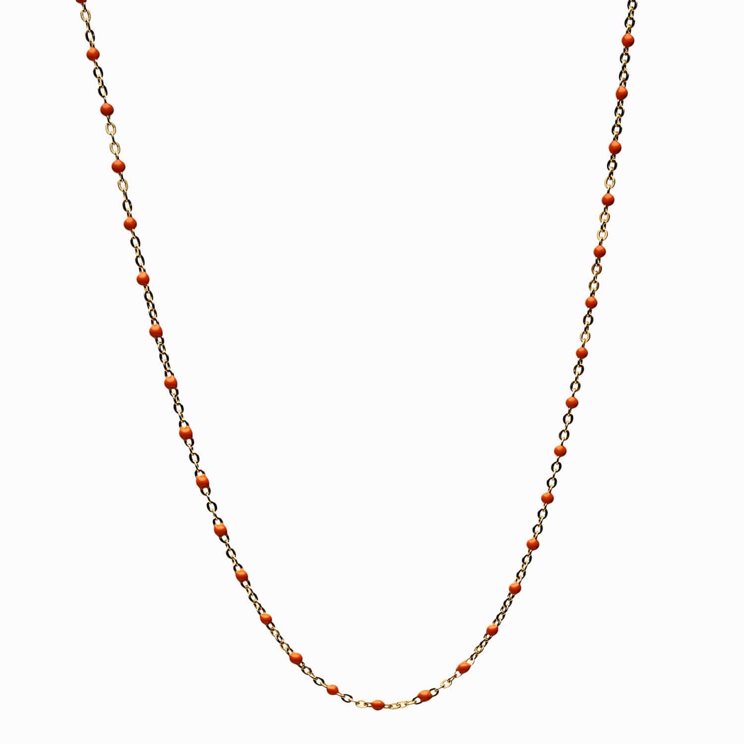 Awe Inspired - Mint Colored Enamel Necklace -