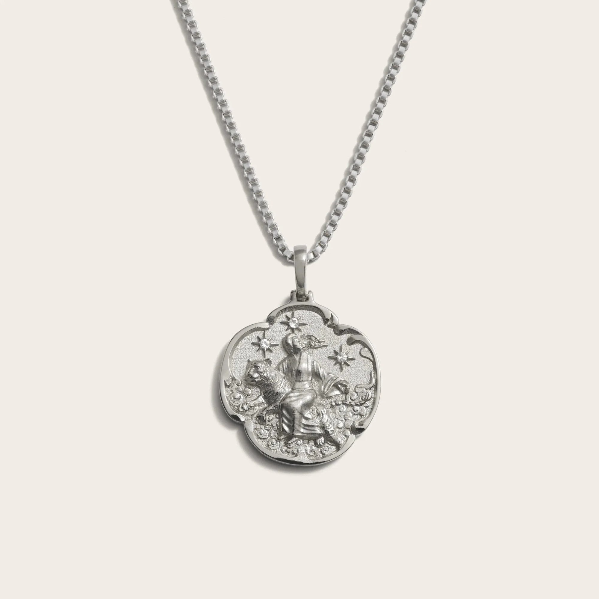 Awe Inspired - Feng Po Po Necklace - 925 Sterling Silver