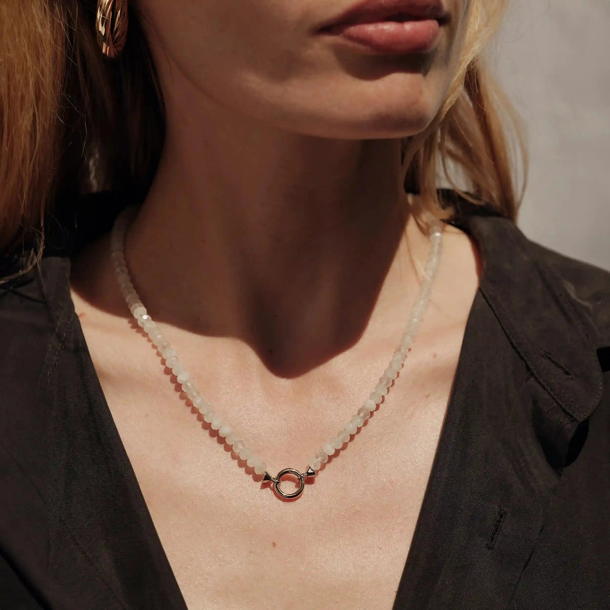 Awe Inspired - Gemstone Charm Necklace -
