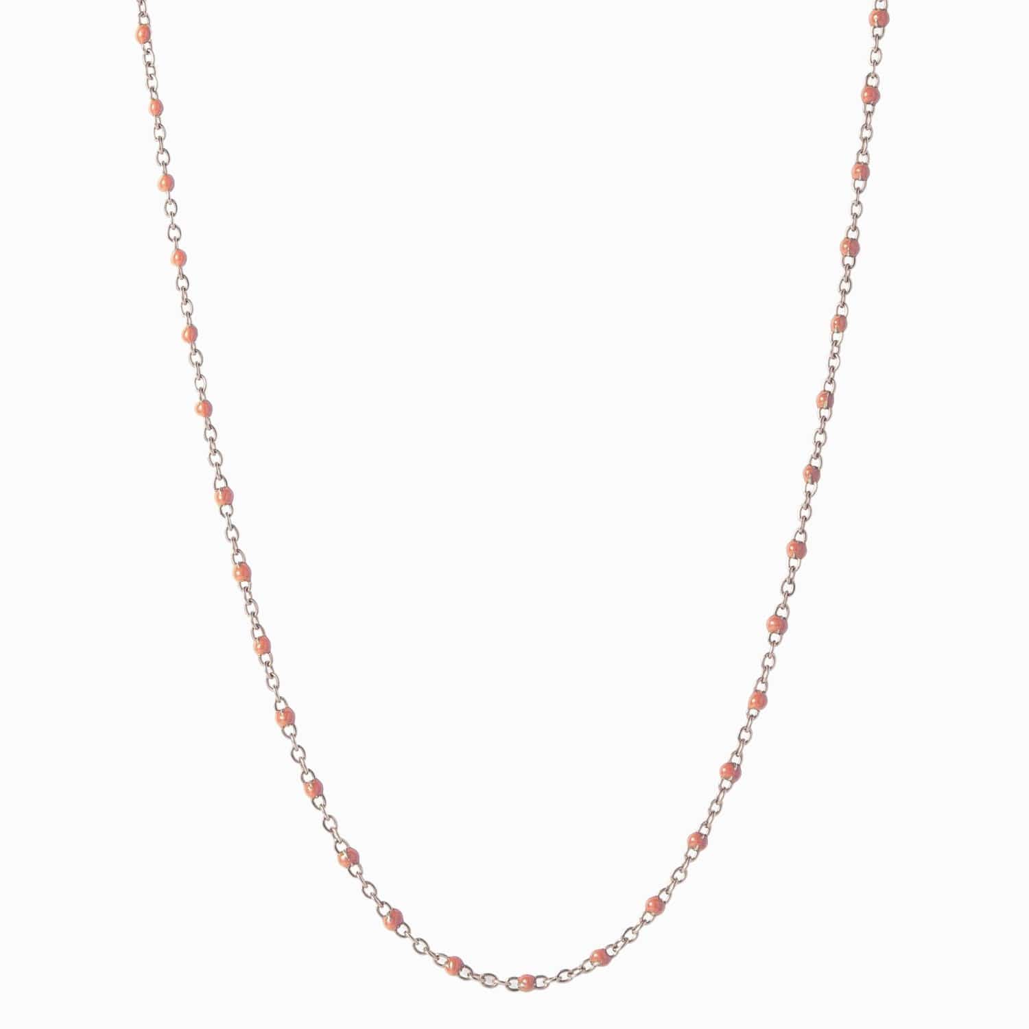 Awe Inspired - Mint Colored Enamel Necklace -