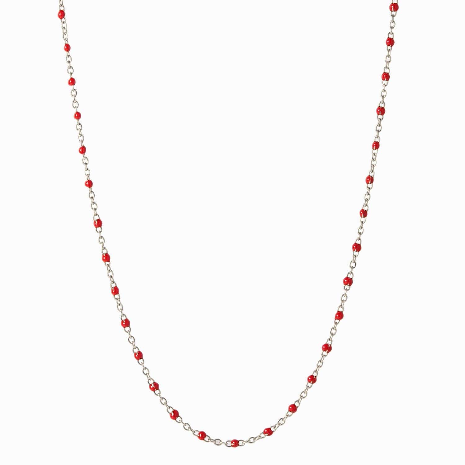 Awe Inspired - Mint Colored Enamel Necklace -